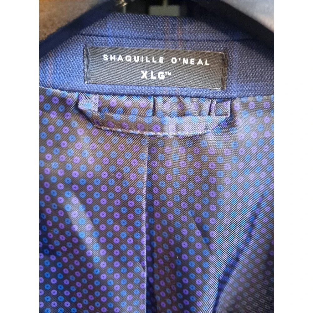 Shaquille O'Neal‎ Blazer Sport Coat Plaid Modern Fit Jacket XLG